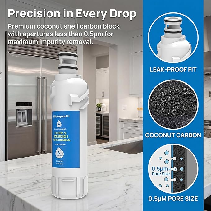 EDR2RXD1 W10413645A Compatible with Everydrop Filter 2 (3 Pack)