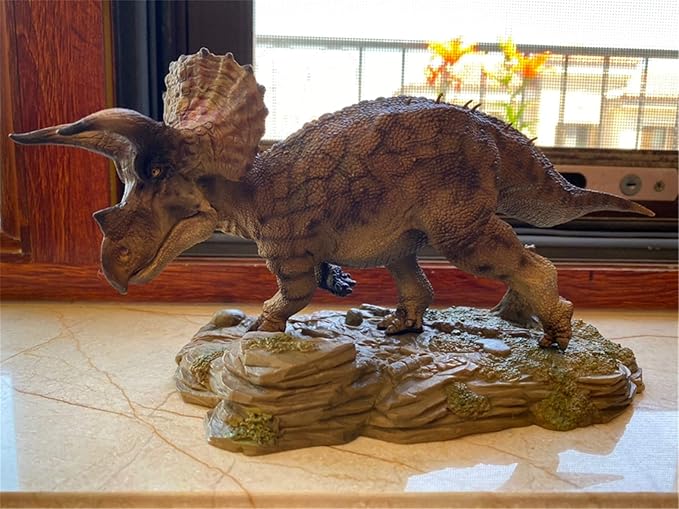 PNSO 1:35 Triceratops Doyle Figure Realistic Ceratopsidae Dinosaur PVC Animal Model Decoration Gift