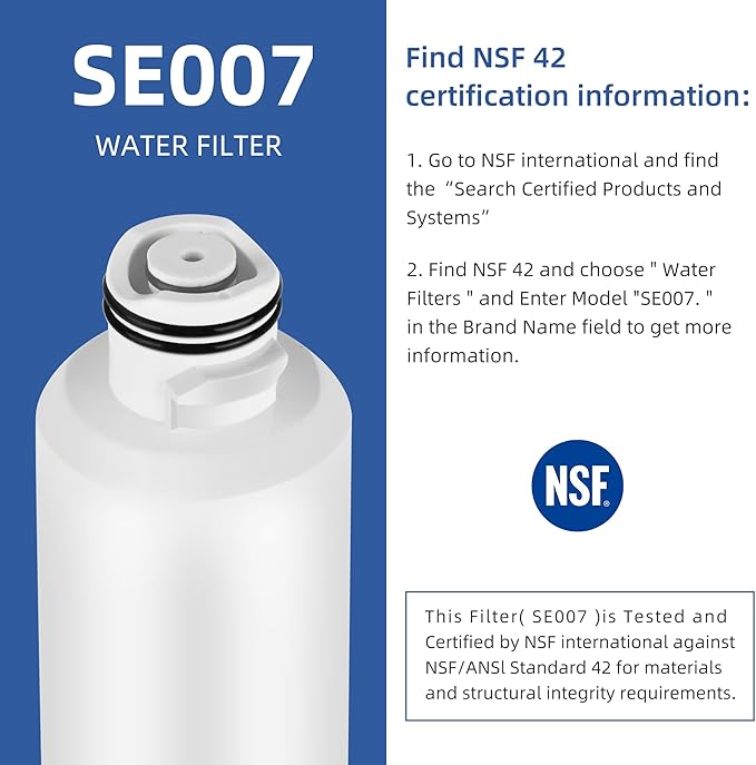 HAF-CIN/EXP Water Filter for Samsung, Haf-cin Refrigerator Water Filter Replacement for Samsung DA29-00020B, Rs25h5111sr, Rf263beaesr, Rf260beaesr, Rf4287hars, Rf28hfedbsr, 2 Pack SETFEEL