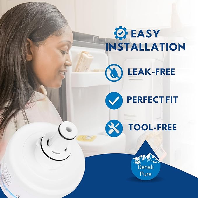 Replacement for Samsung RS2555SL Refrigerator Water Filter - Compatible with Samsung DA29-00003G, Samsung DA29-00003B, Samsung DA29-00003A Fridge Water Filter Cartridge