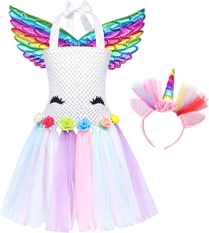 Girls Dress up Trunk Girl Pretend Play Costumes,12pcs Role Play Set with Supergirl Hero Costumes for Toddler Little Girl's Ages 3 4 5 6 Years