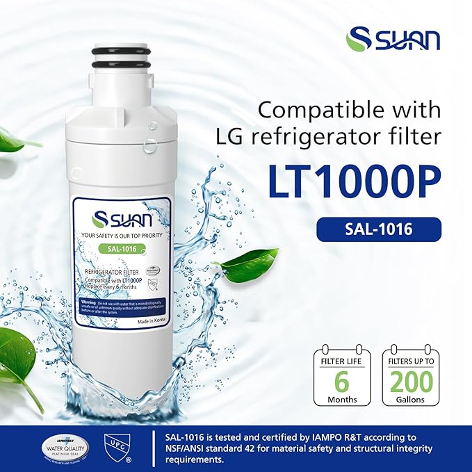 ADQ74793501, ADQ74793502, LMXS28626S, LMXS30796S, Refrigerator Water Filter, SAL1016 lg clearance water filters that remove fluoride and chlorine fridge with filter best whole house water filter
