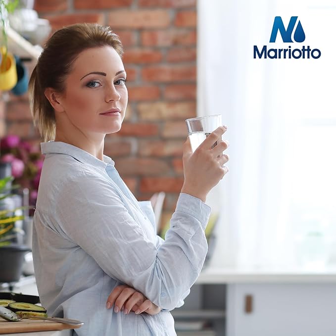 MARRIOTTO MRW4 Refrigerator Water Filter Compatible with EDR3RXD1, 4396841, 4396710, Filter 3, 46-9083,46-9030, 9030, 9083 Refrigerator Water Filter | 1 Pack