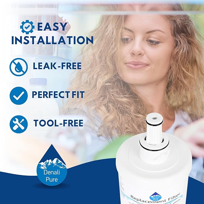 6-Pack Water Filter Replacement for Samsung RF267ABWP Refrigerator - Compatible with Samsung DA29-00003G, Samsung DA29-00003B, Samsung DA29-00003A Fridge Water Filter Cartridge