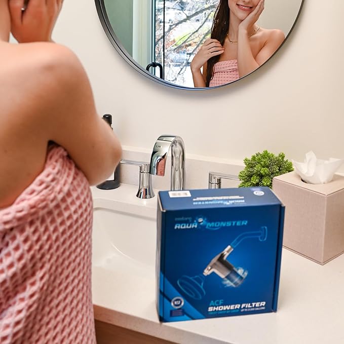 ACF Shower Filter for Hard Water, NSF Certified, 21000 Gallon Life