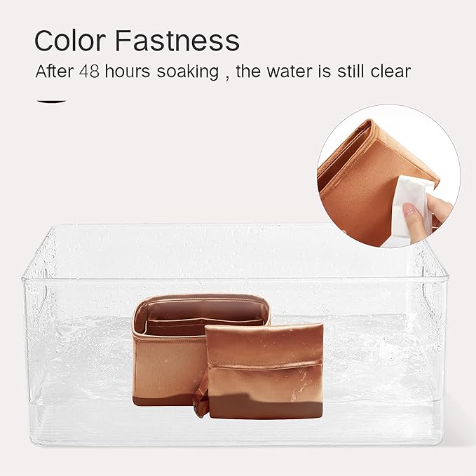 Silky Bag Insert Fit for Hermes Lindy 19/26, Silky Purse Organizer, Lightweight and Silk Touch (Fits Mini Lindy 19, Gold)