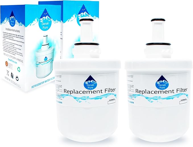 2-Pack Replacement for Samsung RF268ABPN Refrigerator Water Filter - Compatible with Samsung DA29-00003G, Samsung DA29-00003B, Samsung DA29-00003A Fridge Water Filter Cartridge