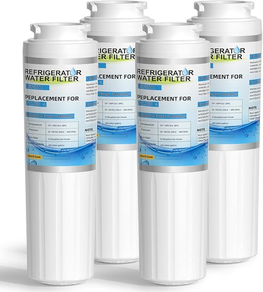 WRF555SDFZ WRF535SWHZ WRX735SDHZ WRX735SDBM WRF555SDHV WRF535SWHV WRFF3436RZ WRMF3636RZ Water Filter Replacement for Everydrop filter 4,Maytag UKF8001 MFI2269VEM,Kitchenaid krfc300ess by WXOXIMI