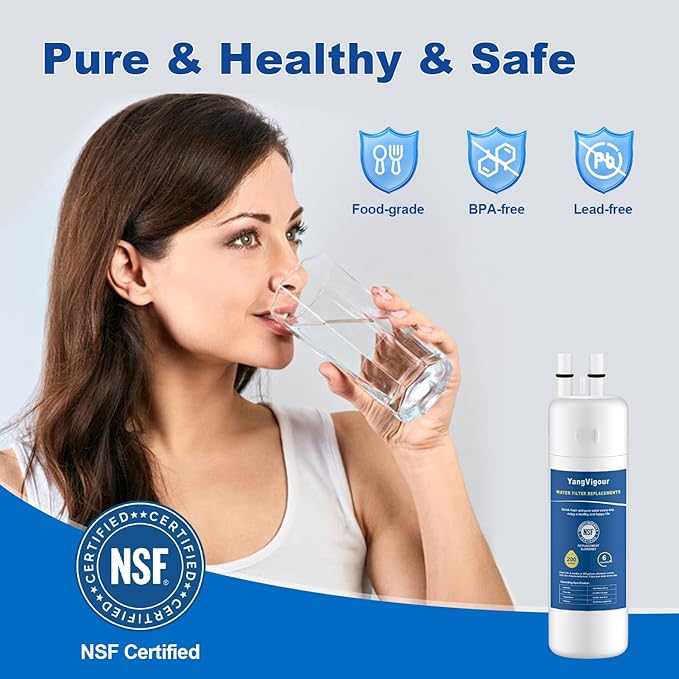 Water Filter Replacement Compatible With Whirlpool, W10295370A, Everydrop Filter 1, EDR1RXD1B, 46-9081, 46-9930, WHR1RXD1, KAD1RXD1, P4RFKB2, P8RFWB2L (3 Pack)