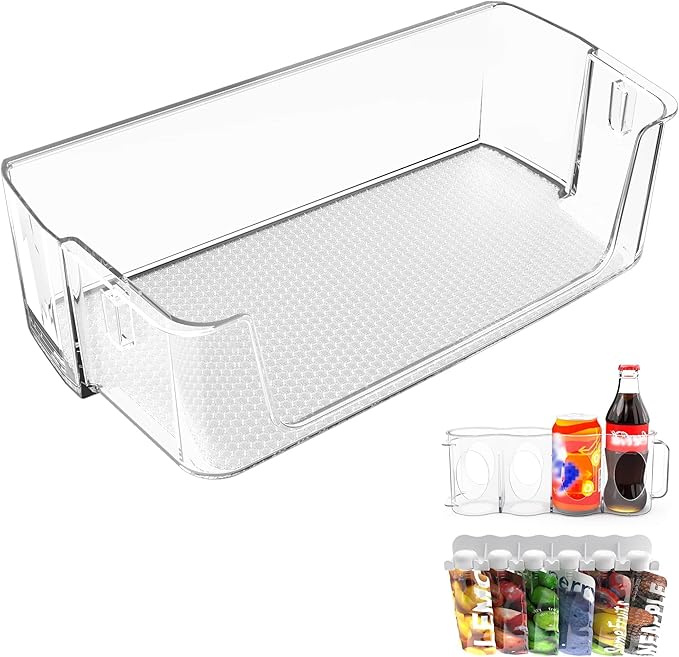 Upgraded DA63-09775A DA97-20984A Refrigerator Door Bin (Right Side)Compatible with Sam-sung Fridge Door Shelves RF27T5201SR RF28T5001SR Fit for Sam-sung Refrigerator Door Shelf Replacement RF27T5241SR