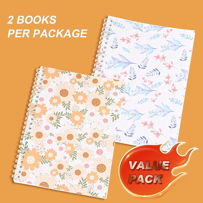 2 Pcs Reusable Sticker Book Collecting Album Blank Sticker Storage Organizer Book A5 Size with 64 Sheets Release Paper for Collecting Stickers, Labels