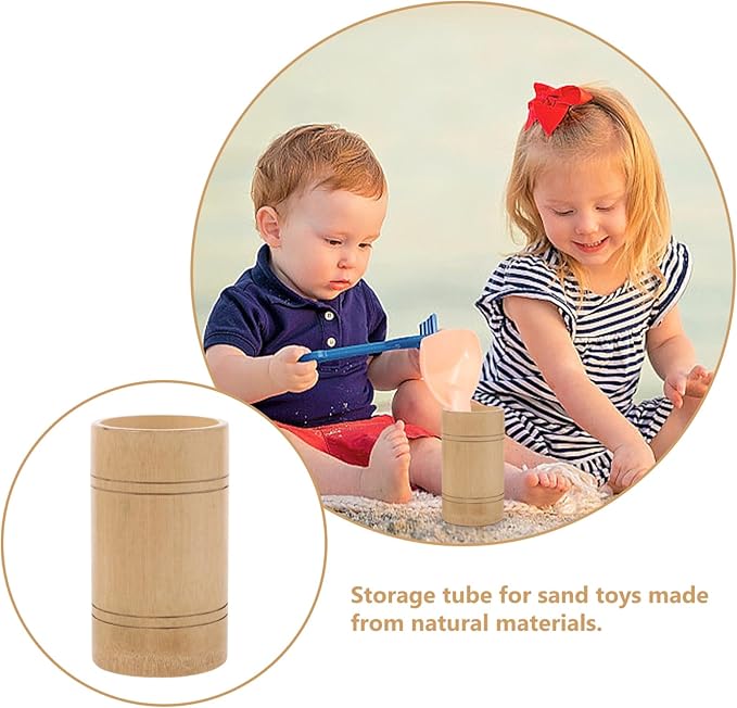 BESPORTBLE Mini Zen Garden Tool Container Rake Storage Tube for Desk Home Decor Compact Organizer for Sand Table Landscape for Meditation Relaxation