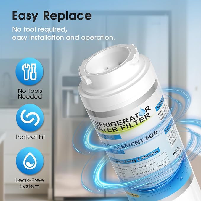 EDR4RXD1 UKF8001 Water Filter Replacement for Everydrop Filter 4,Whirlpool EDR4RXD1,4396395,Maytag UKF8001