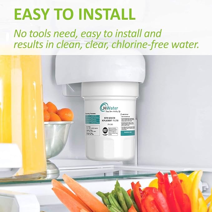 HiWater Filter NSF/ANSI-42 Certified Compatible with Refrigerator SmartWater Fridge Cartridge MWFA MWFP GWF GWFA 9991 46-9991 469991-3pack