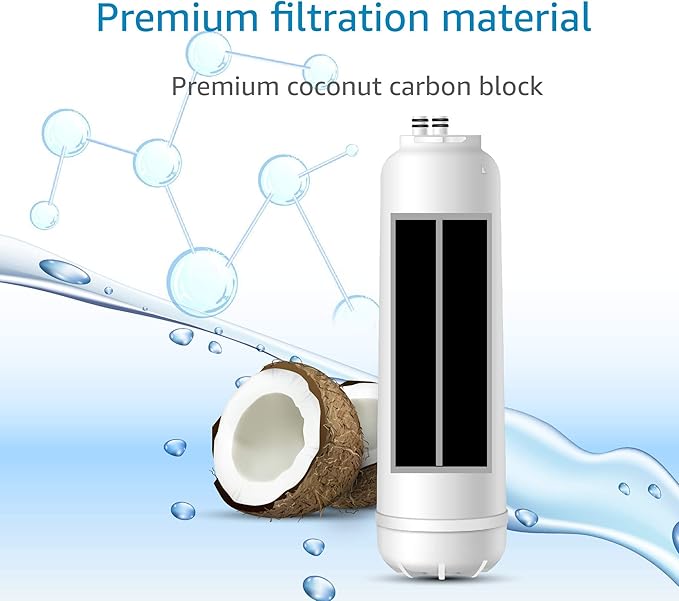 AQUA CREST RC EZ 4 Water Filter, Replacement for Culligan® RC-EZ-4, US-EZ-4, RC-EZ-3, DuPont® WFQTC30001, WFQTC70001, 3000QT Filter, 2K Gallons, 2 Pack
