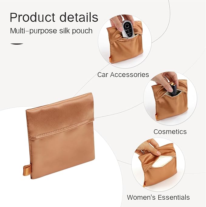Silky Bag Insert Fit for Hermes Lindy 19/26, Silky Purse Organizer, Lightweight and Silk Touch (Fits Mini Lindy 19, Gold)