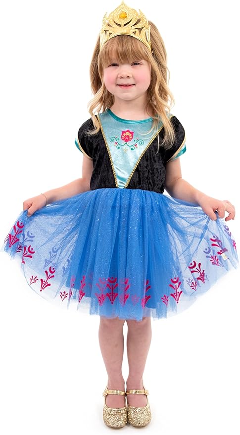 Little Adventures Alpine Princess Party Dress - Machine Washable Child Pretend Play Costume Outfit with No Glitter