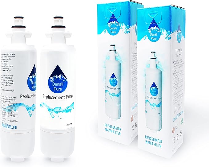 2-Pack Replacement for LG ADQ36006101 Refrigerator Water Filter - Compatible with LG ADQ36006101 Fridge Water Filter Cartridge