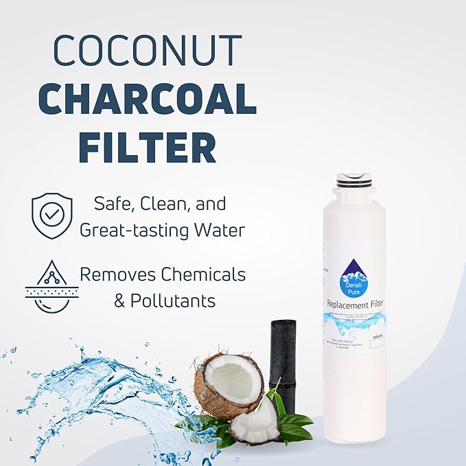 2-Pack Replacement for Samsung RF260BEAESR/AA-0001 Refrigerator Water Filter - Compatible with Samsung DA29-00020B, DA29-00020A, HAF-CIN Fridge Water Filter Cartridge