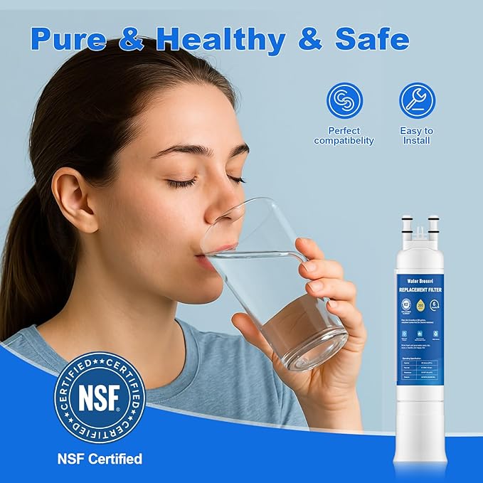 FPPWFU01 Water Filter Replacement Compatible with Frigidaire FPPWFU01, Electrolux FPPWFU01, PureAdvantage, PWF-1 FPPWFU01 PurePour Water Filter, Remove Impurities from Water (3-PCS)