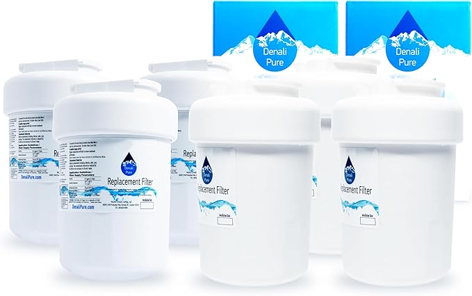 6-Pack Replacement for General Electric GSHF6LGBCHBB Refrigerator Water Filter - Compatible with General Electric MWF, MWFP Fridge Water Filter Cartridge