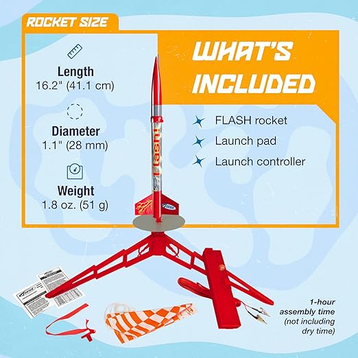 Estes 001478 Flash Rocket Launch Set