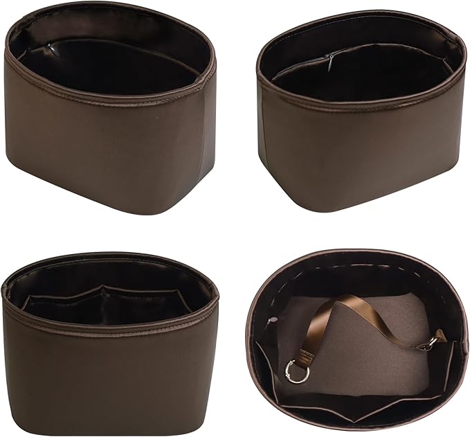 Silky Bag Insert Fit for Hermes Picotin 18/22, Silky Purse Organizer, Lightweight and Silk Touch (Fits PC18, Ebene)