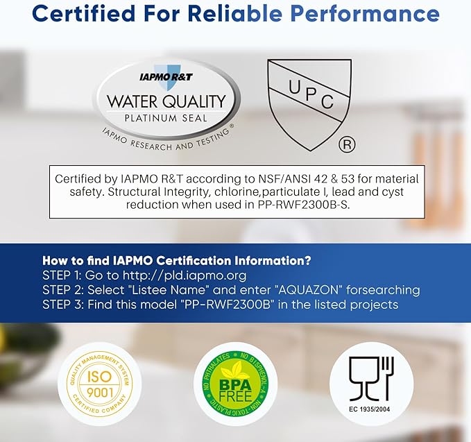 PUREPLUS WF1CB NSF 53&42 Certified for Frigidaire PureSource WFCB, RG100, NGRG2000, WF284, Kenmore 9910, 469906, 469910, RF100, RWF1030, MPF16135, RWF2300A, 9913, 9906 Refrigerator Water Filter, 2Pack