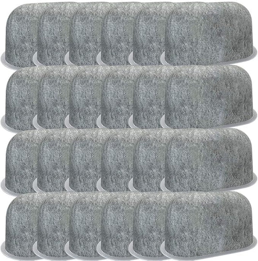 Refresh Replacement Universal Fit Charcoal Water Filter Replacement Compatible KEURIG 2.0 and Older Coffee Machines (24-Pack)
