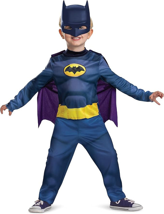 Batwheels Batman Costume for Kids, Official Batwheels Costume Outfit and Headpiece, Size (2T)