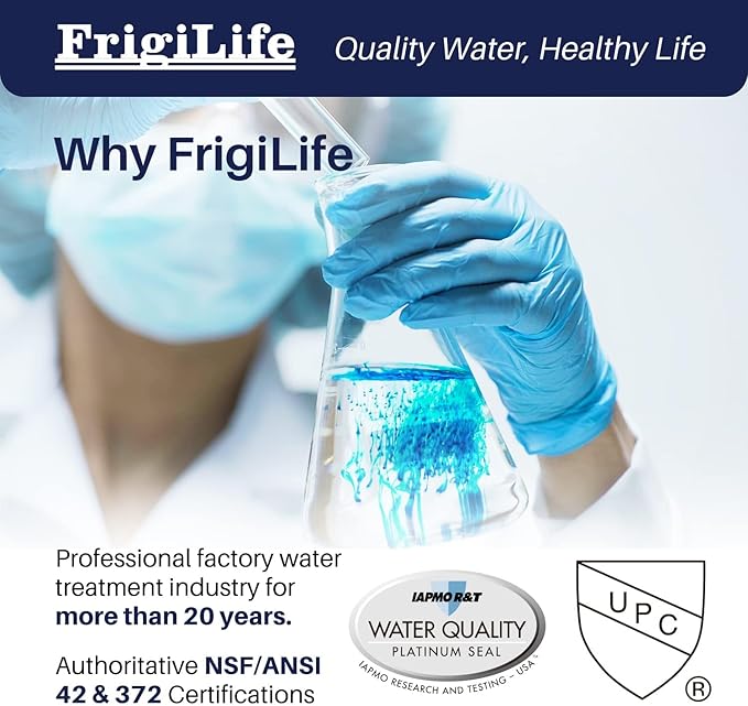 RWF5800A Refrigerator Water Filter Replacement for Frigidaire EPTWFU01 Pure Source Ultra II, Pure Source Ultra 2, EWF02, SCWFTCTO, CLCH128 GP006 DE022 and Pure Air Ultra 2 Air Filter 3 Combo
