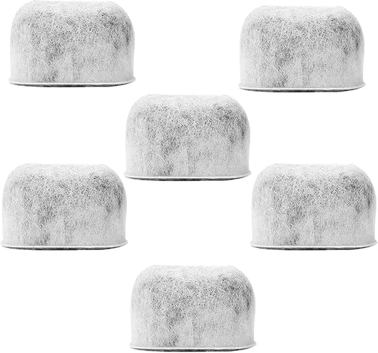 6 Pack Replacement Charcoal Water Filters for All Cuisinart Coffee Machines - Cuisinart Compatible (Not Keurig) Filters Replace Cuisinart DCC-RWF