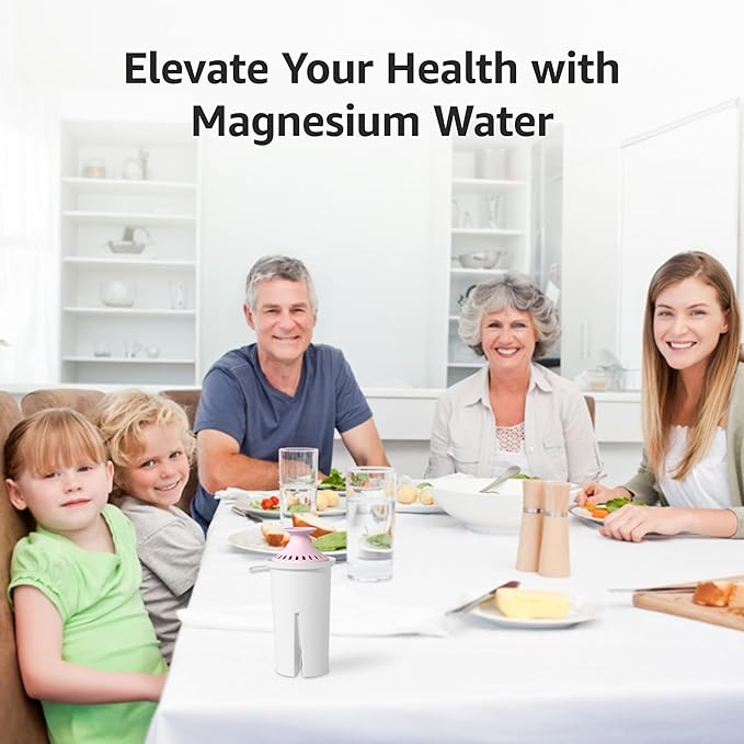 Overbest 7006-MG Magnesium Pitcher Water Filter, Replacement for Brita® Filter, Pitchers and Dispensers, Brita® Classic 35557, OB03, Mavea® 107007, and Amazon Basics® 10-Cup Pitcher, 3 Pack
