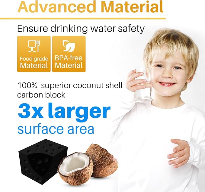 ICEPURE ADQ747935 Refrigerator Water Filter and Air Filter Replacement for LG ® LT1000P®,MDJ64844601, Kenmore Elite 9980, ADQ74793501 LT1000PC ® ADQ74793502, LMXS28626S, LFXS26973S, LT120F®, 1PACK