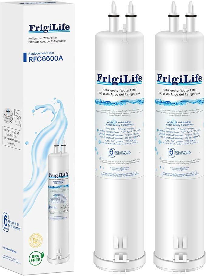 Refrigerator Water Filter Replacement for Filter 3, EDR3RXD1, 4396841, 4396710, Kenmore 9030, 9083, 46-9083, 46-9030, KAD3RXD1, WHR3RXD1, RFC6600A, 2PACK
