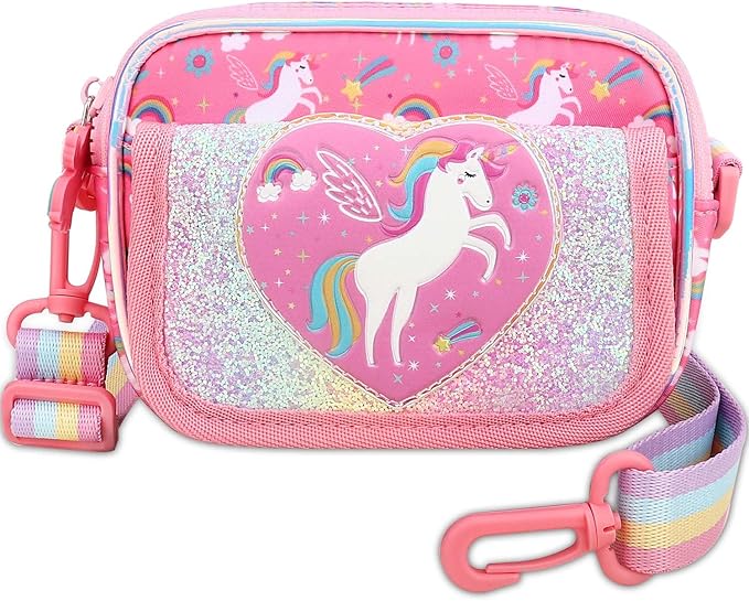 Girls Purse for Kids Age 3-12 - Purse for Little Girl Gifts, Crossbody Bag