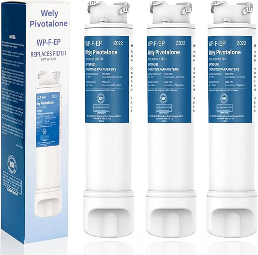 WP-F-EP Compatible with EPTWFU01 Water Filter, EPTWFU01, Pure-Source Ultra 2, EWF-02, 3 Pack