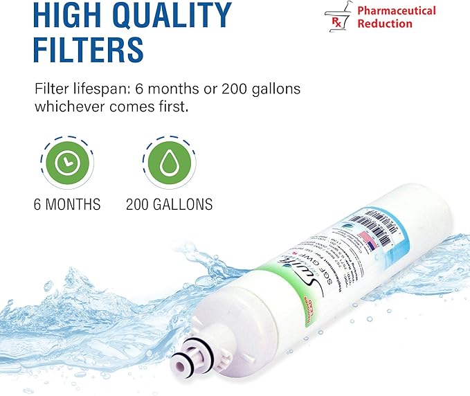 Swift Green Filters SGF-GWF Rx Compatible Refrigerator Water Filter for GWF, RPWF(Does not Fit in RPWFE), WSG-4,PFE29P, Made in USA (3 Pack)