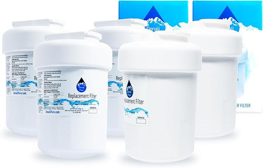 5-Pack Water Filter Replacement for General Electric GFSS6KKYASS Refrigerator - Compatible with General Electric MWF, MWFP Fridge Water Filter Cartridge