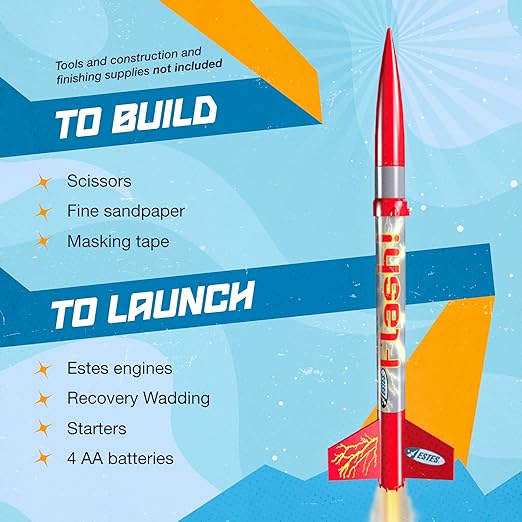 Estes 001478 Flash Rocket Launch Set