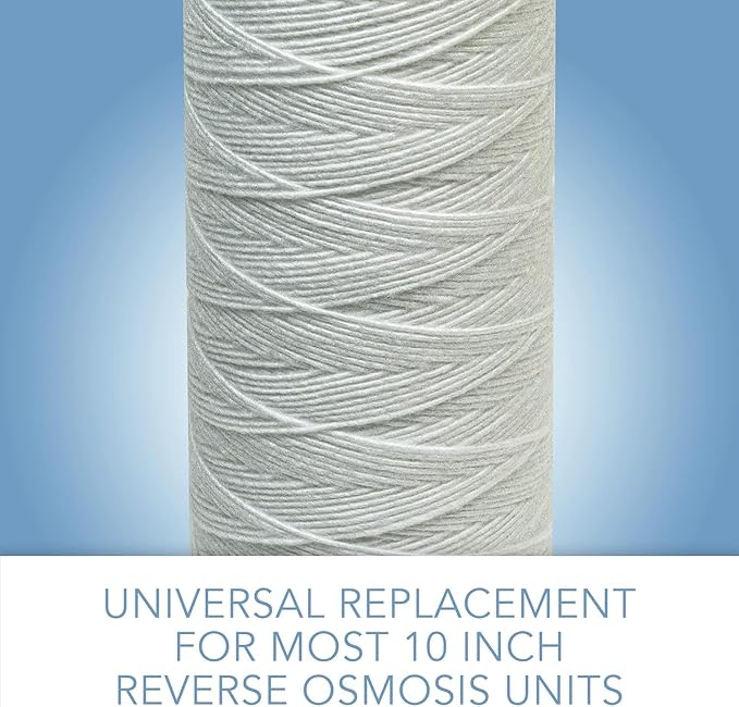 CFS – Polypropylene String Wound Water Filter Cartridges Compatible with Culligan Sediment Filter, Heavy Duty Well Water Filter Models – Whole House Replacement Filter Cartridge – 5 Micron (4 Pack)