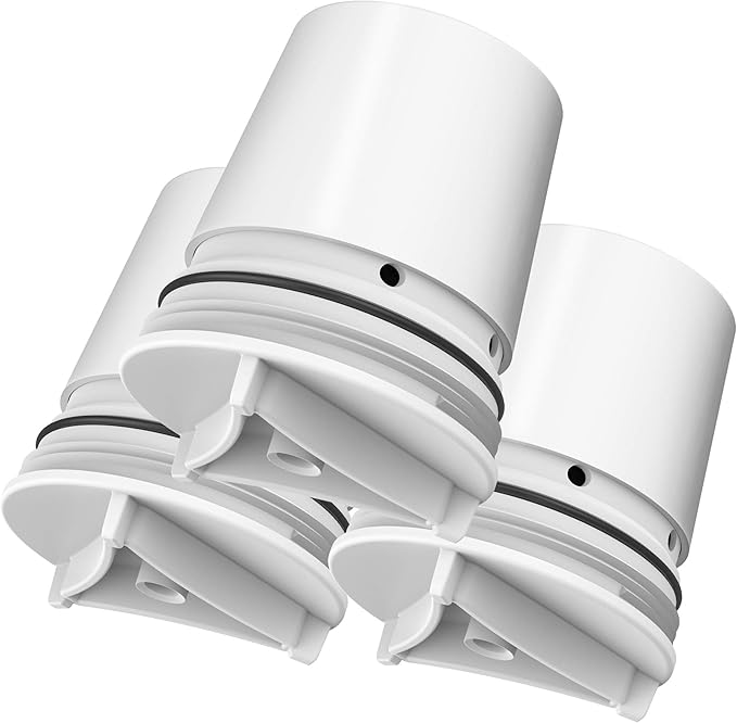 AQUA CREST FM-15RA Faucet Water Filter, Replacement for Culligan® Faucet Mount Water Filter, Culligan® FM-15A Filtration System, White Finish, 3 Pack