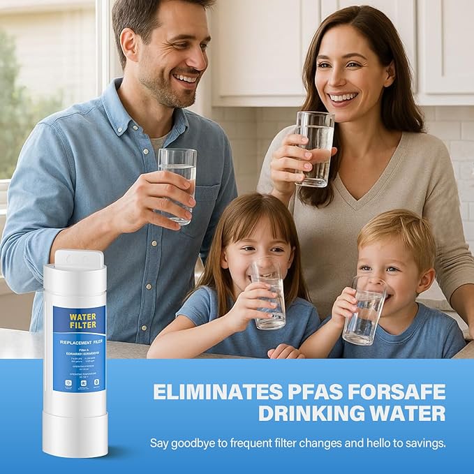EDRARXD1 Water Filter Replacement Compatible with EDRARXD1, Everydrop Filter A, EDRARXD1B, WRMF3636RZ, WRMF3636RW, WRMF3636RB, Pack of 3