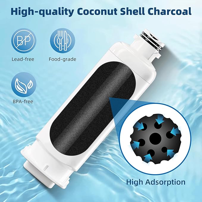 DA97-17376B HAF-QIN/EXP Water Filter Replacement for Samsung HAF-QIN/EXP HAF-QIN RS27T5200SR RF28R7201SR RS22T5201SR RF29BB8600QL RF32CG5400SR RF28R7201SR RF30BB6600QLAA RF32CG5300SR