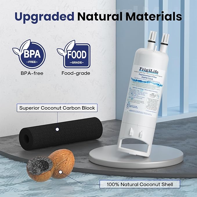 W10295370A Refrigerator Water Filter Compatible with EDR1RXD1, Everydrop® Filter 1, EDR1RXD1B, WHR1RXD1, KAD1RXD1, 46-9081, 46-9930, P5WB2L, P8RFWB2L, 3Pack