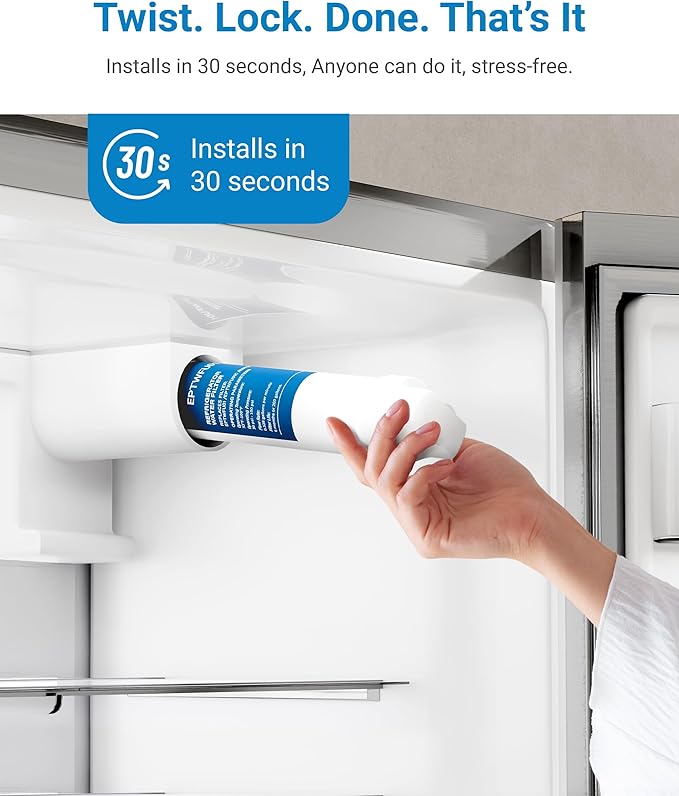 EPTWFU01 Water Replacement, Replacement for Frigidaire EPTWFU01, EWF02, Pure Source Ultra II, 3 Pack