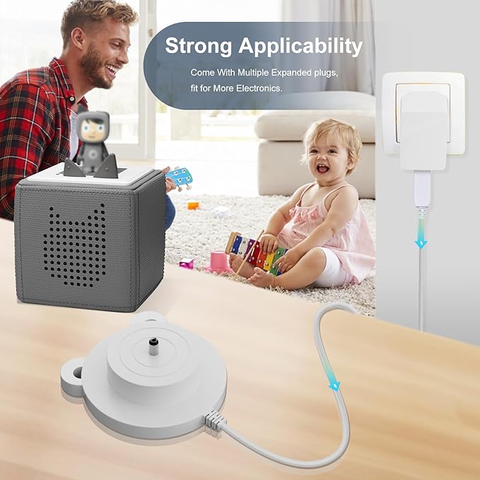 USB Charging Station for Toniebox Extra Charger, Compatible with Tonie Box Audio Player Charging Cord