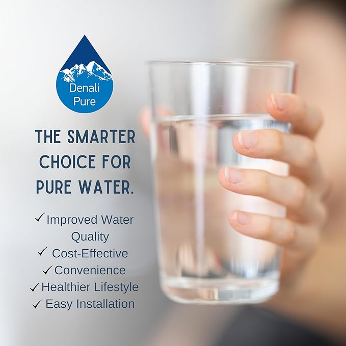3-Pack Replacement for General Electric PFSS9PKYBSS Refrigerator Water Filter - Compatible with General Electric MWF, MWFP Fridge Water Filter Cartridge