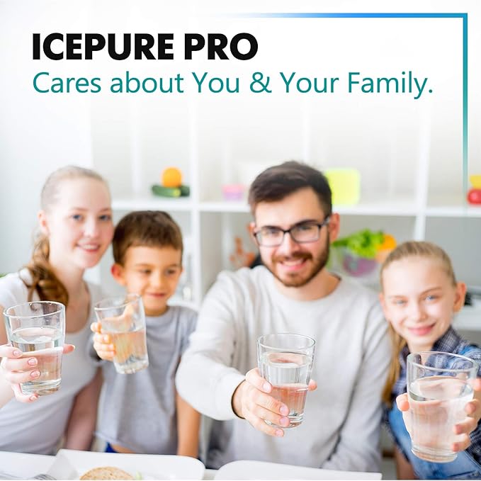 ICEPURE PLUS NSF/ANSI 53 Certified UKF8001 Refrigerator Water Filter, Compatible with Maytag UKF8001, UKF8001AXX, UKF8001P, Whirlpool 4396395, 469006, EDR4RXD1, EveryDrop Filter 4, Puriclean II, 1PACK