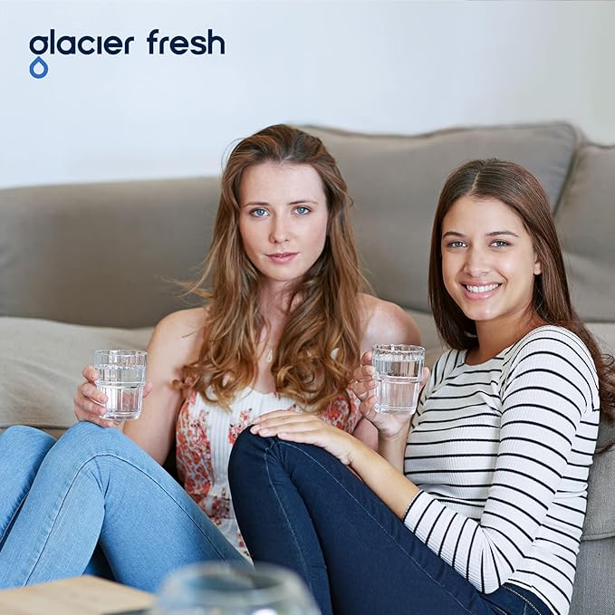 GLACIER FRESH for LG LT700P Refrigerator Water Filter, Replacement for LT700PC, ADQ36006101, ADQ36006102, RWF1200A, Kenmore 9690, AGF80300801, LFXC24726S, LMXS27626S and LT120F Air Filters, 7 Packs